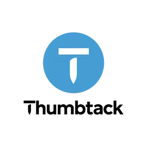 thumb tack logo website