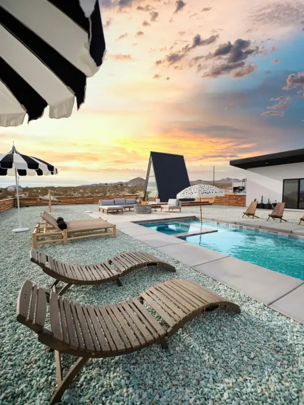 photo shows ADU and custom a frame design airbnb General Contractors | JDB Builder Inc. Riverside CA