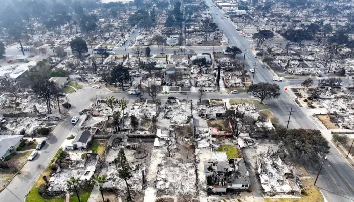 many of the homes and businesses burned in the Palisades and Eaton Fires. (Photo by Jeff Gritchen, Orange County Register/SCNG)