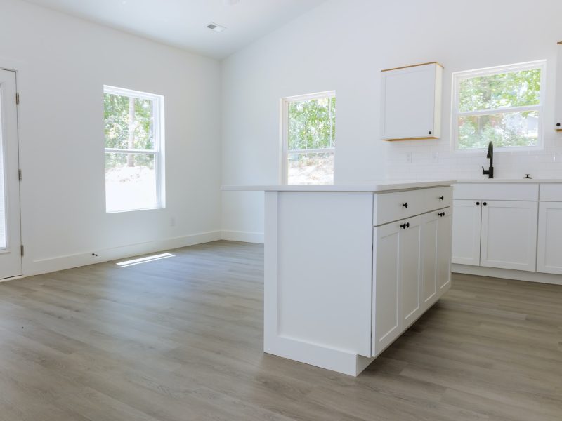 In the process of building a new home, kitchen cabinets need to be installed